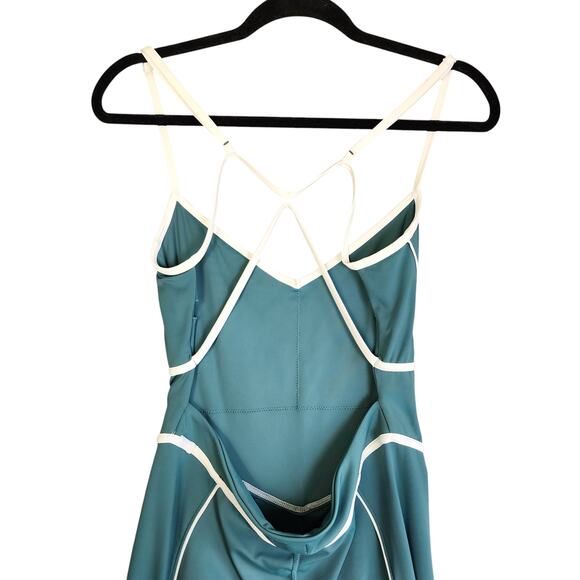 Yllw The Label Womens Breathe Short Onesie Size XL Body Green Athletic Gym 90s - Picture 5 of 12